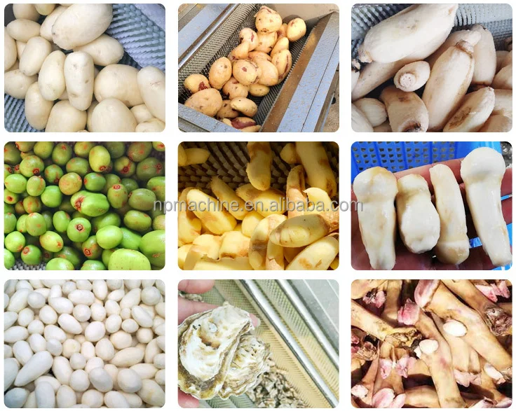 ginger/cassava/yucca/yam/jicama/yacon/beetroot peeling and washing machine root vegetable potato carrot radish peeling machine