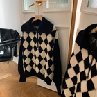 Pullover Sweater 2021 Fashionable Winter Lapel Casual Loose Zipper Turtle Neck Pullover Sweater For Women