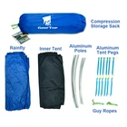 Tunnel Tent Tunnel Tent Geertop 2 Person Double Layers Outdoor Leisure Waterproof Camping Tunnel Tent