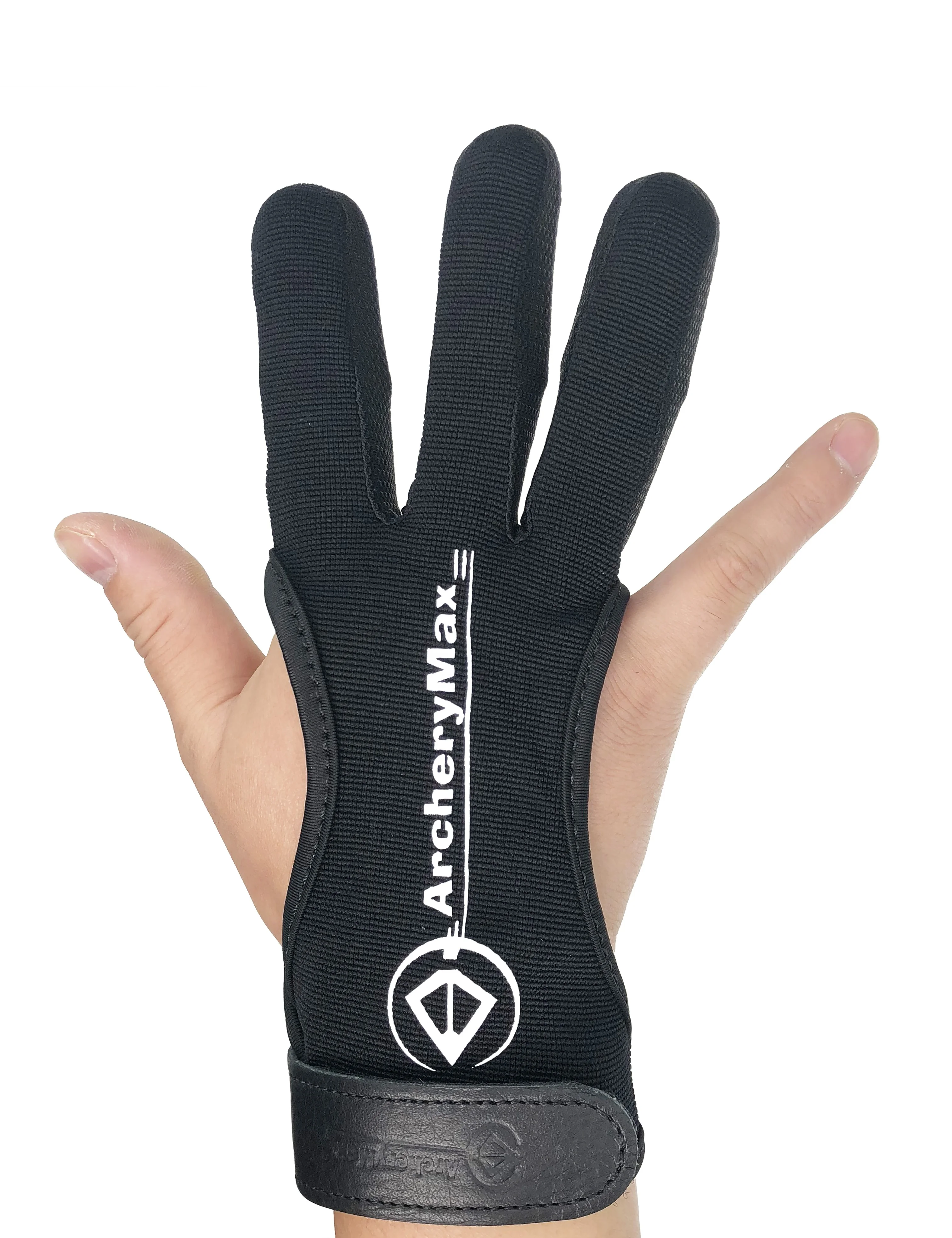 2 Arquería dedos protección ajustable guante arco equipo de protección 