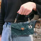 Phone Iphone 2020 Luxury Women Girl Crossbody Purse Phone Case With Long Strap Chain For IPhone 12