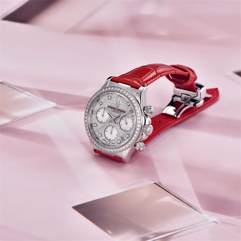 PAGANI DESIGN – montres à Quartz multifonctionnelles de 36MM pour femmes, montre de luxe en verre saphir pour femmes, joli emballage, cadeau parfait PD 1730