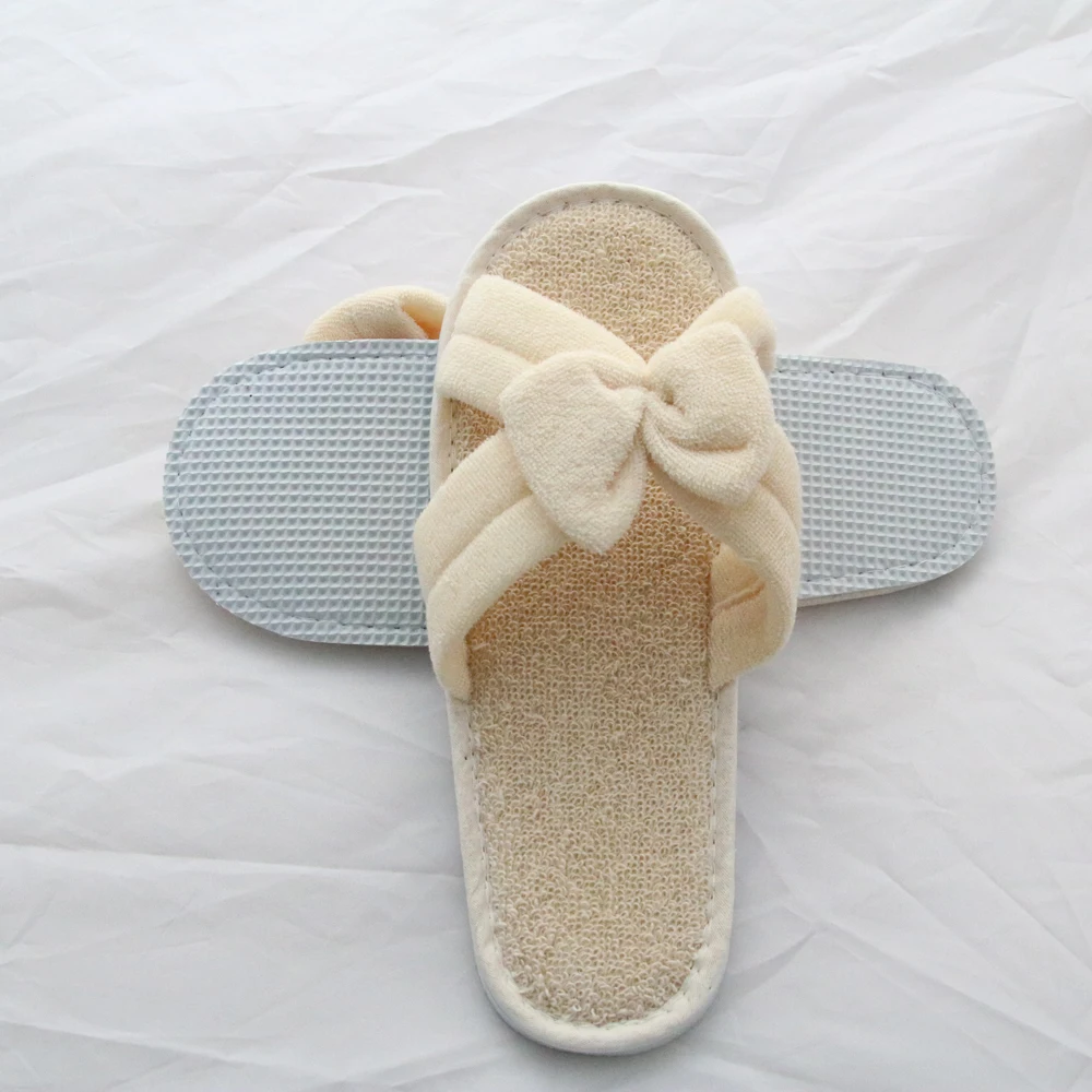 open toe cheap beauty  women  disposable spa  slippers