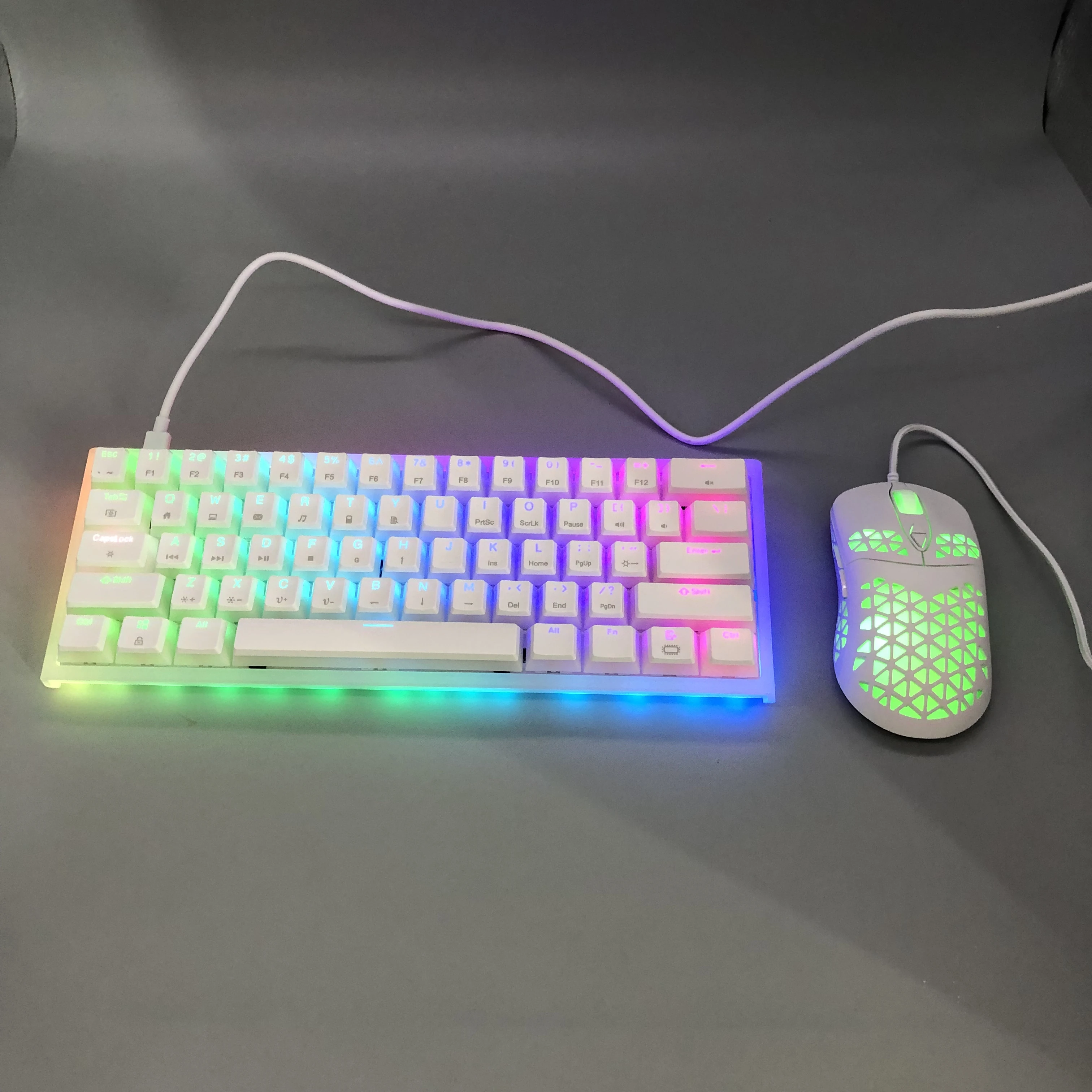 60% Rgb Gaming Mechanical Keyboard With 