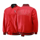 Jackets Jacket OEM Hiphop Style Custom Logo Zip-up Letterman Jackets Basketball Jacket Man