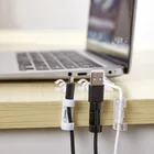 High Quality Adhesive Iphone USB Cable Holders Computer Cables Nail-free Organizer Magnetic Cable Clips Data