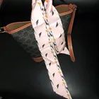 Scarf Silk Scarf Custom Printing Slim Size Ladies Neck Lace Women Stole For Garment Accessories