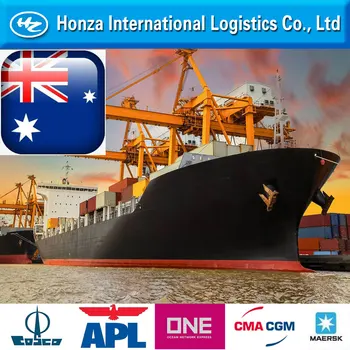 Customizable logistics services freight forwarder China to Australia freight from Shenzhen Guangzhou Ningbo Shanghai