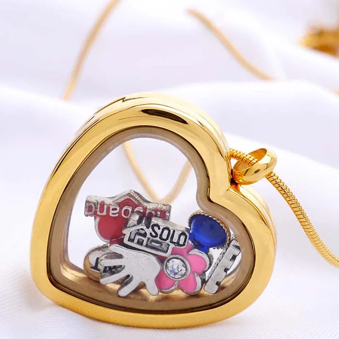 Buy Gold Heart Locket Necklace,Charm 