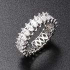 Ring Diamond Ring Woman Custom Cubic Zirconia Tennis Ring Women Baguette Diamond Ring