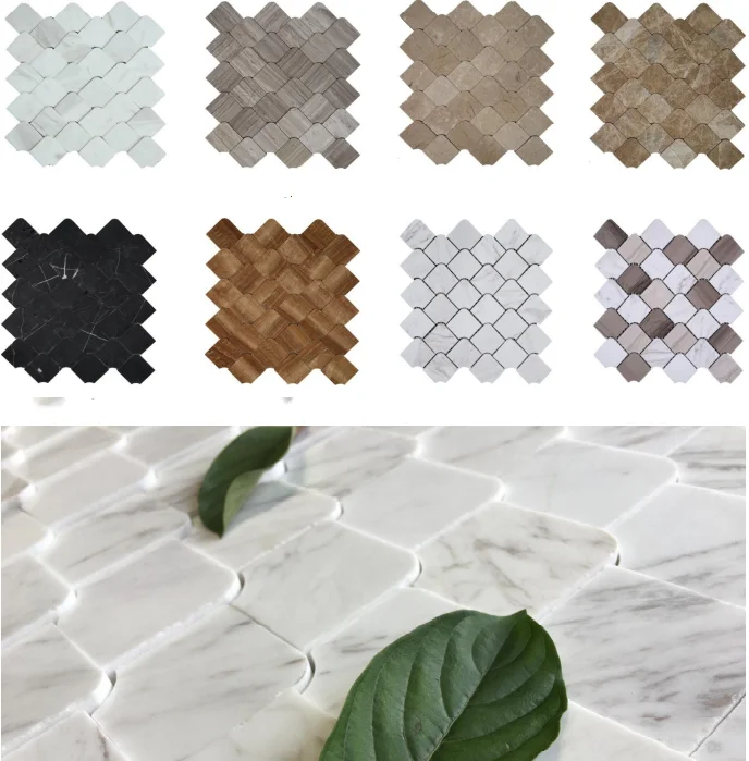Hot Sale Multiple Mosaic Tiles Natural Marble for Kitchen Washroom Wall With High Quality