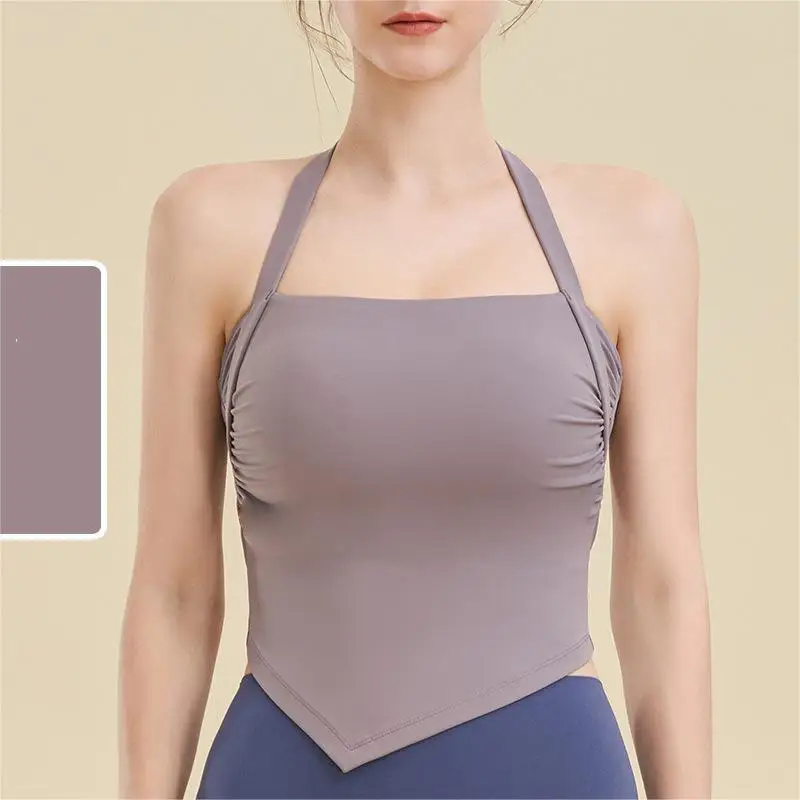 Yoga bra shockproof female sports underwear back fitness clothing tight running undershirt yoga clothing tops