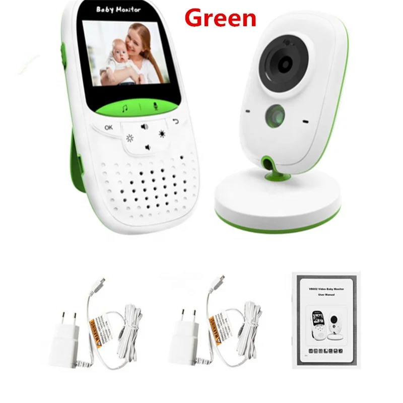 Wholesale  Wireless Baby Monitor VB602 Audio Video Baby Camera Infrared Night Vision Intercom VOX Cheapest