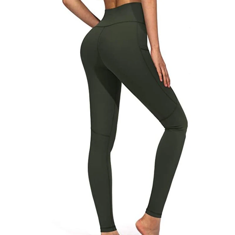 Best Sellers High Waist Leggings  With Pockets Plus Size Workout Gym Fitness Leggings Plus Size Yoga Pants