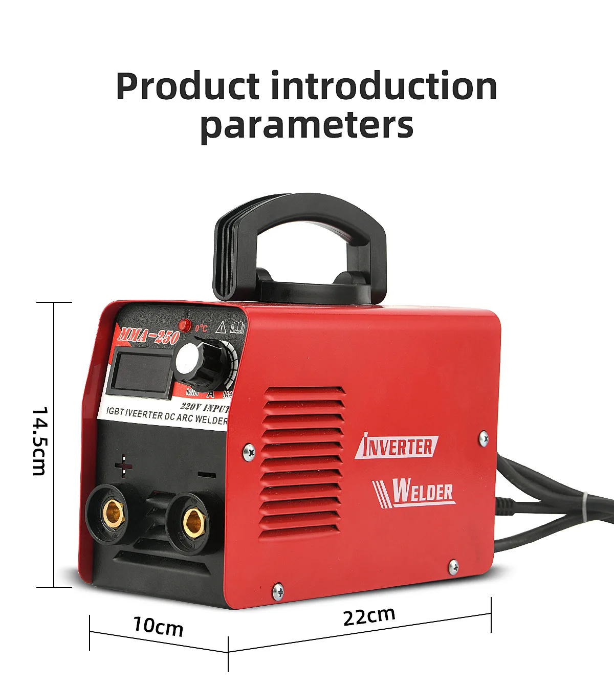 Cheap Price Mini Digital Display Spot Welder Igbt Iveerter Dc Arc Welder Inverter Welding Machine With EUR UK USA Plug