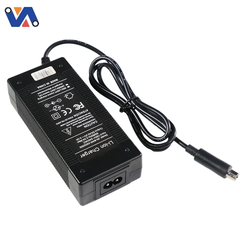 product new image eu stock 42v 2a scooter battery charger power supply adapter for xiaomi m365 electric scooter skateboard accessories-6