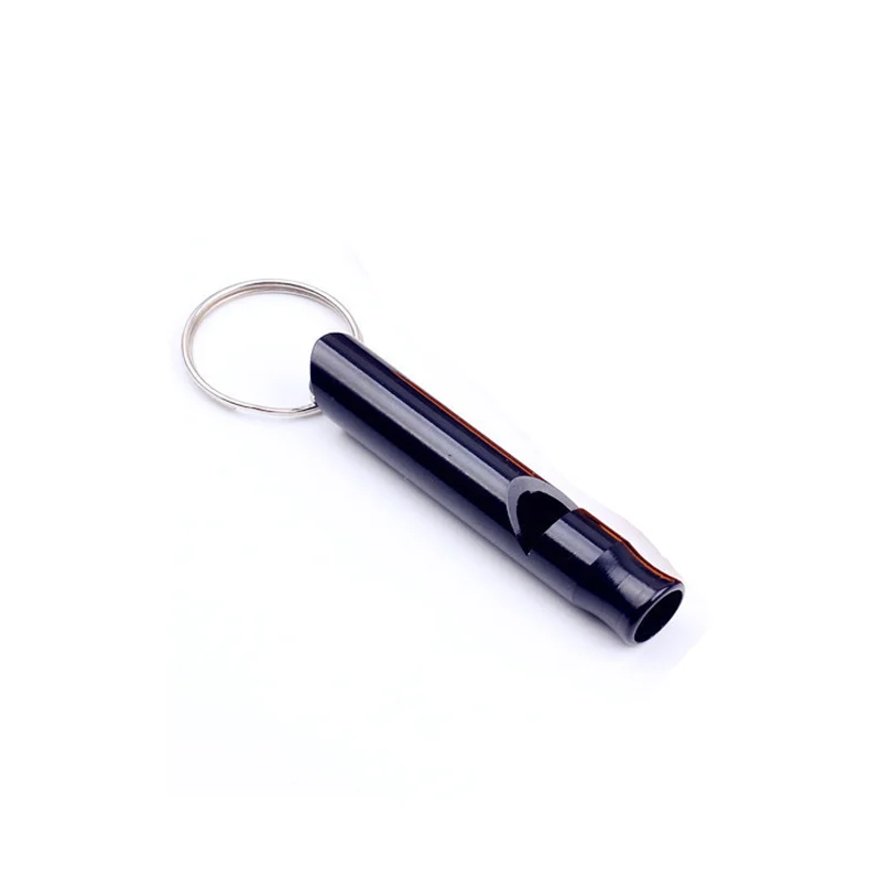 Cheap Price Custom Aluminum Alloy Whistle Key Chain Lifeguard Whistle 