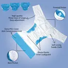 100% Adult Washable Insert Sleepy 100% Organic Cotton Adult Bamboo Charcoal Bed Wetting Baby Print Diaper Adult Diaper