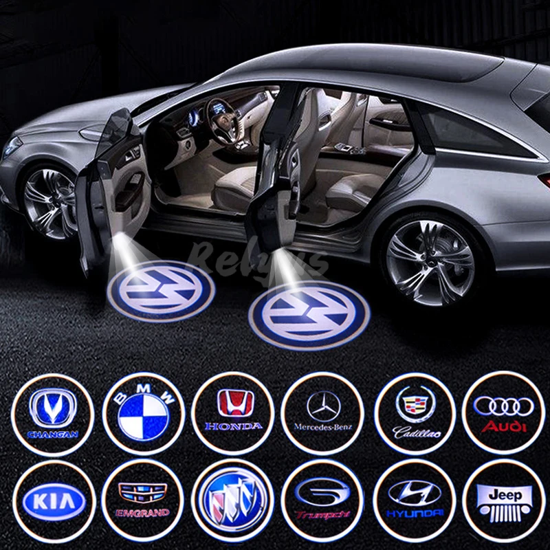 Relyus Car Door Led Custom Logo Welcome 