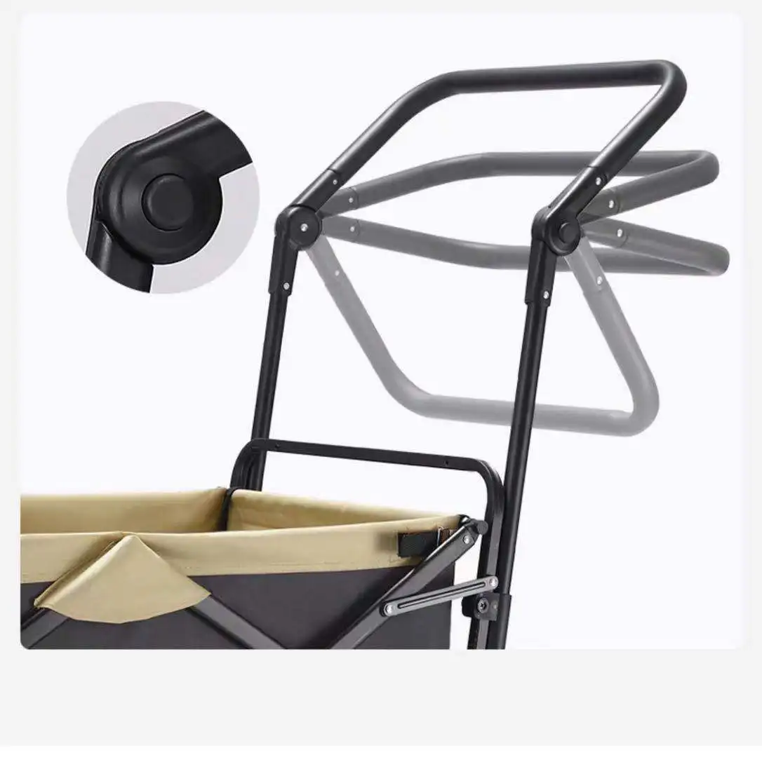 Outdoor camping folding trolley multifunctional multi-purpose trolley