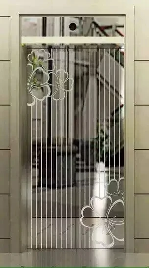 SUS 304 Spiegel 8k Farbe geätzte Edelstahlplatte Wandverkleidung Decken Aufzug Tür 7