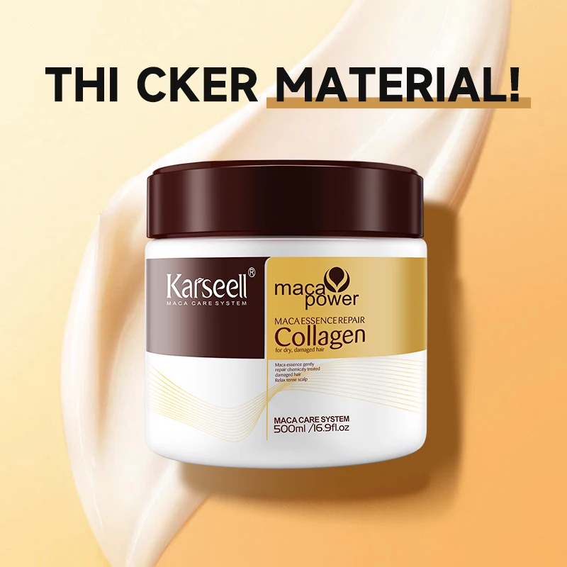 OEM private label karseell collagen mask moisture hair treatment for damaged hair