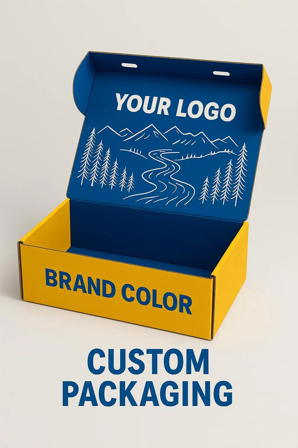 Custom Logo Printed Corrugated Mailer Box with Embossing Recycled Subscription and E-commerce Shipping for Candle - detail 3
