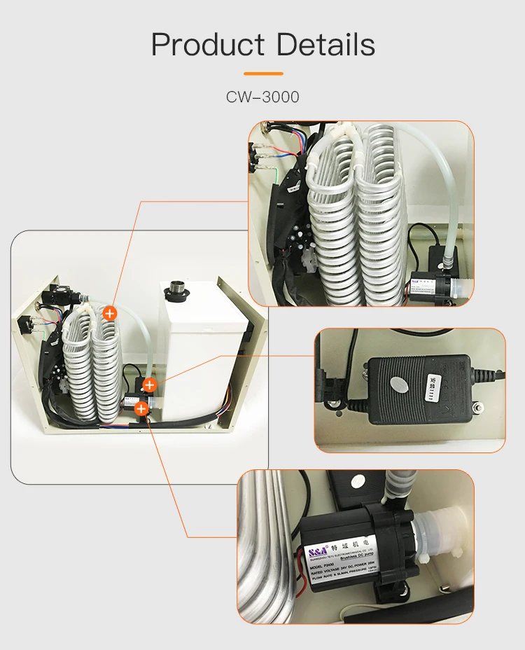 Industrial Water Chiller, CW3000, CNC, CO2, 80W - detail 14