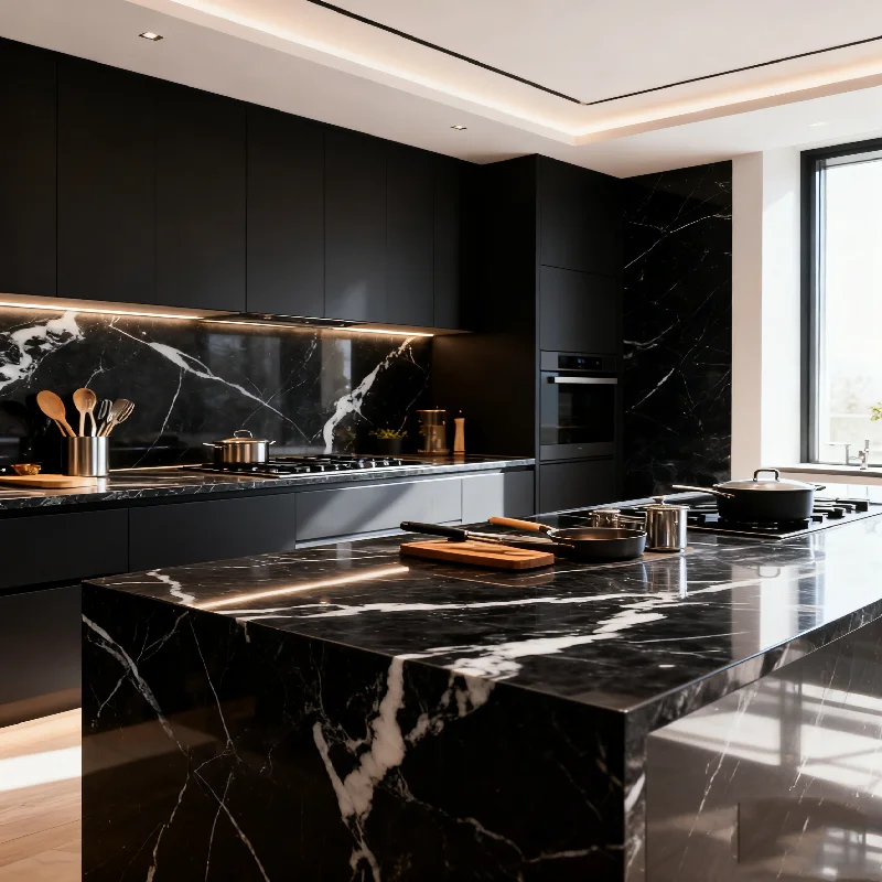 product nero marquina black marble countertops modern hotel black marble countertops vanity tops table tops marble design-3