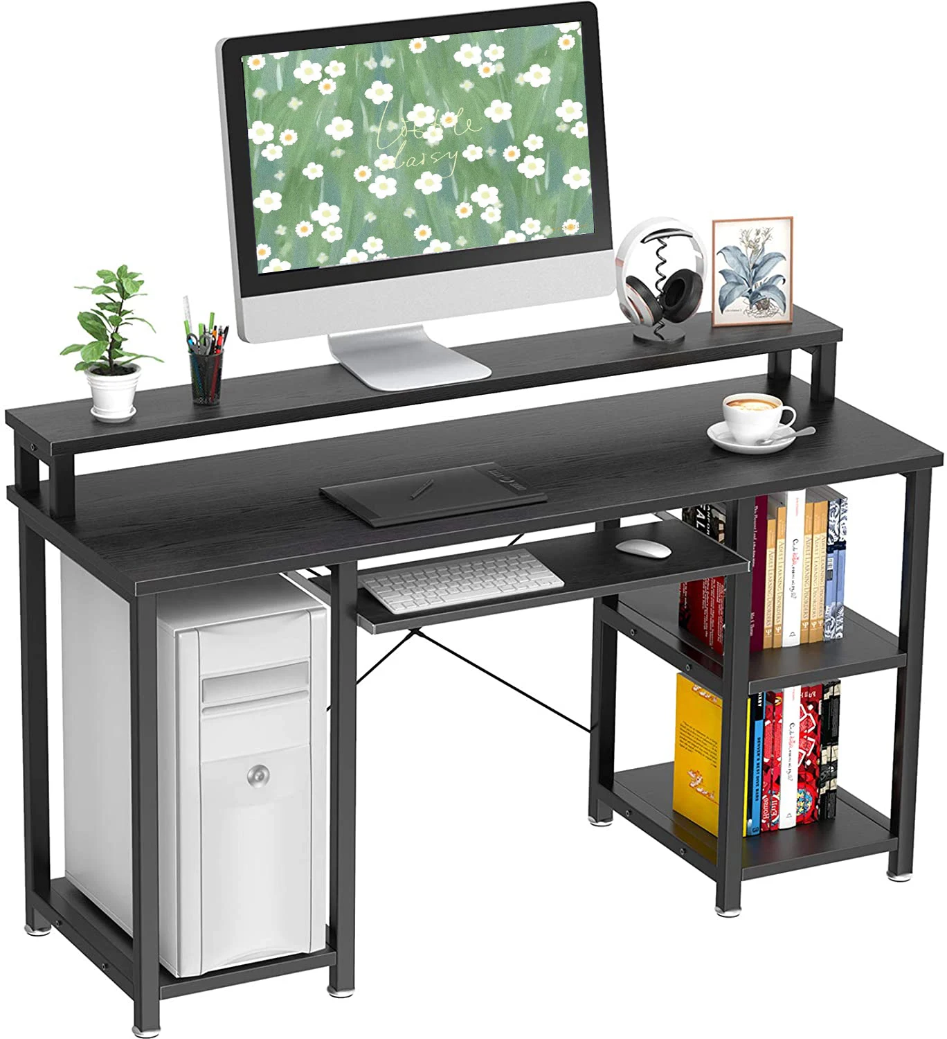 study table with iron legs