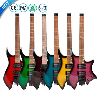 electric headless guitar bass electronic guitar for sale resonator acoustic string guitar price musical instruments china