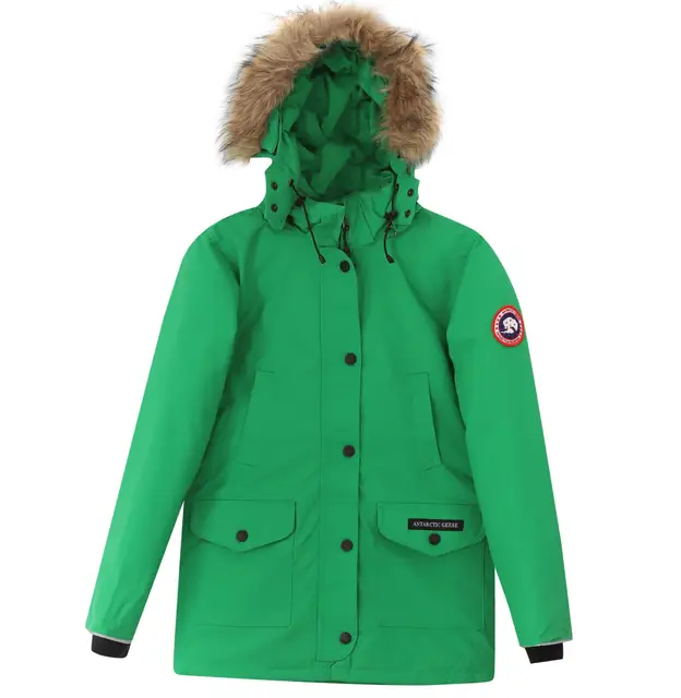 Customized 90% duck down hooded stand collar waterproof windproof warm children's down jacket