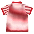 Boys Shirt T-shirts Boys White Shirt Fashionable Bulk Wholesale Kids Clothing Boys Custom Polo T Shirt Red White Stripe Short Sleeve Summer Cotton T-shirts