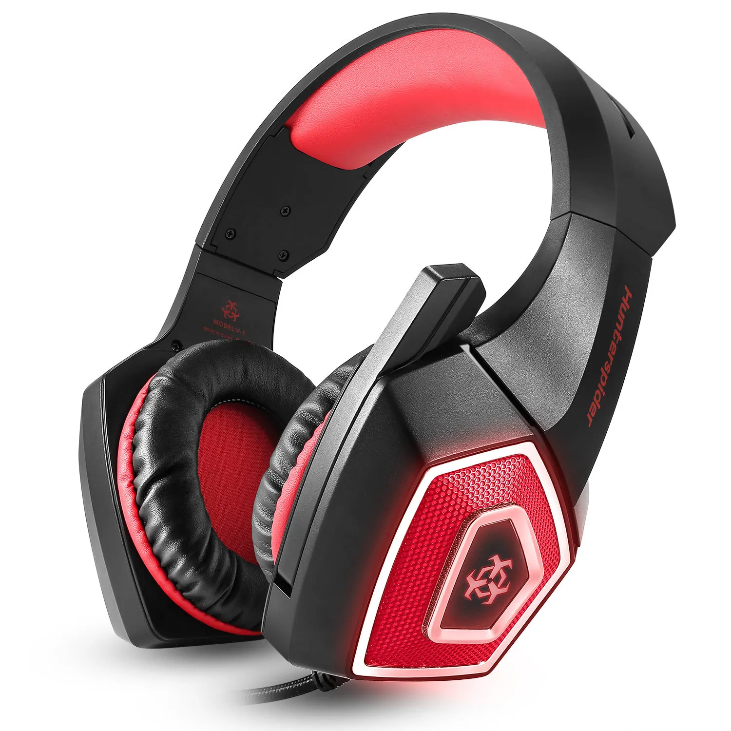 Cross-border V1 Headset Game Headset RGB Colorful Wired Headset Subwoofer Headset PS4 E-sports Eat Chicken