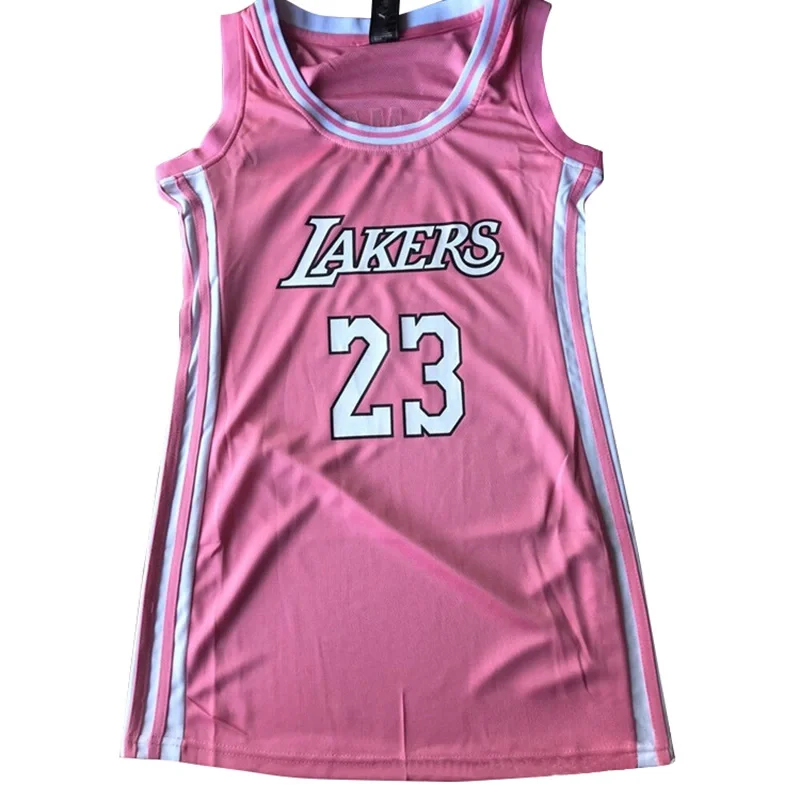Custom Fashion Sexy White Pink Raptors Design Basketball Jersey ...