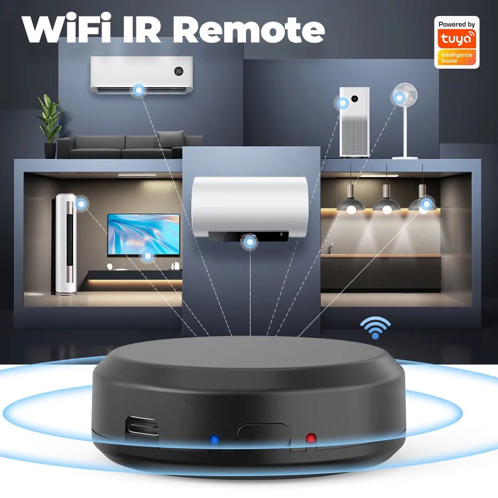 Tuya Wifi Ir Remote Control Smart Wifi Universal Infrared Work With