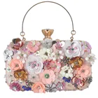Bag Ladies Beaded 2021 Handcrafted Flower Dinner Bag Party Ladies Holding Bag Evening Beaded Bag