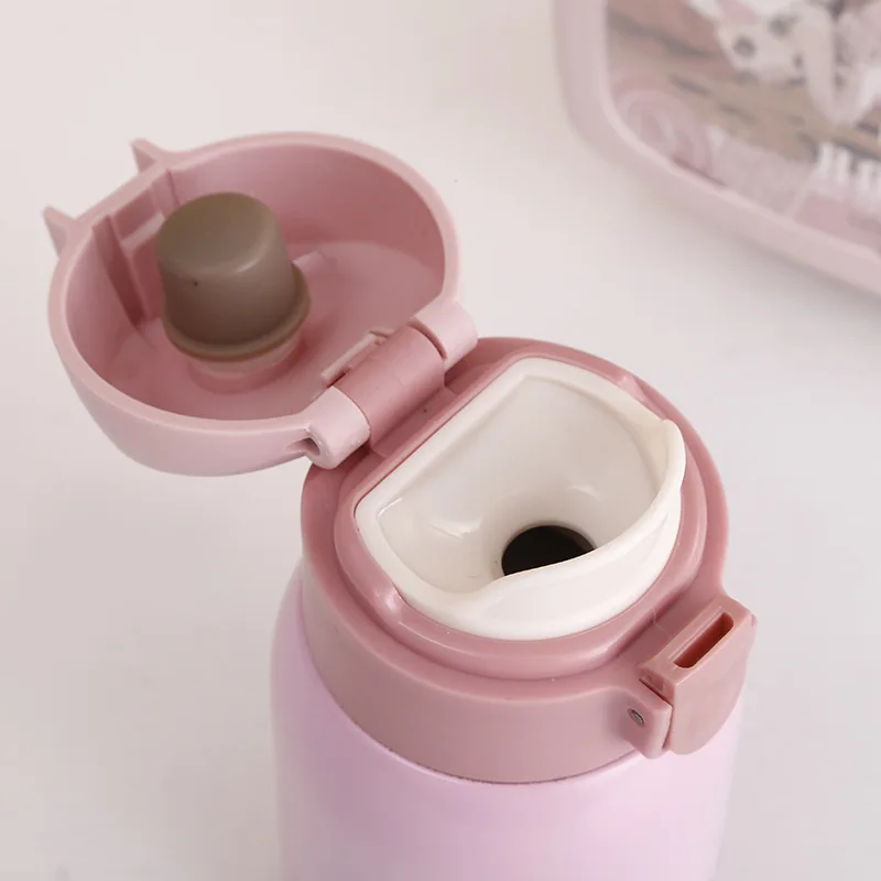 180ml Mini Stainless Steel Thermos Insulated Vacuum Cup for Kid Cute Double Wall BPA Free Water Bottle
