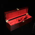 Red Wood Export Wooden Box Custom Logo Red Wine Single Bottle Wooden Gift Wine Box