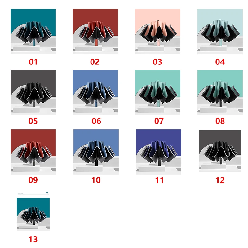 LSP23 New Design Full Automatic Reverse Umbrella Windproof Folding Business Strong Rain Men Car High Quality Umbrellas