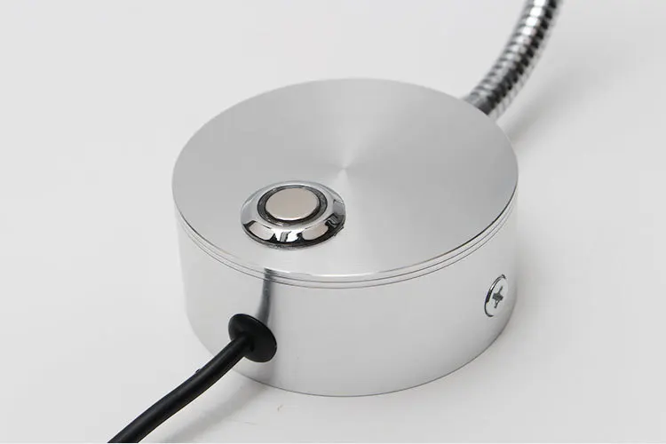 3W wall mounted led reading table light Hotel bedroom bedside headboard flexible gooseneck lamp