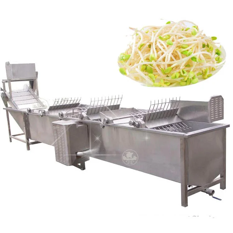 Commercial Industrial Automatic Mung Green Bean Sprout Peeling Cleaning Machine Fruit & Vegetable factory