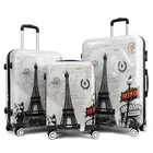Bags On Custom Designer Maleta Koffer Hard Shell Travel Bags Case 3 Piece Trolley Suitcase Luggage Sets On Wheels