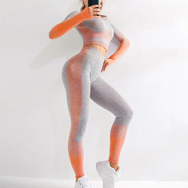 Women Sport Suit Gym Workout Clothes 
