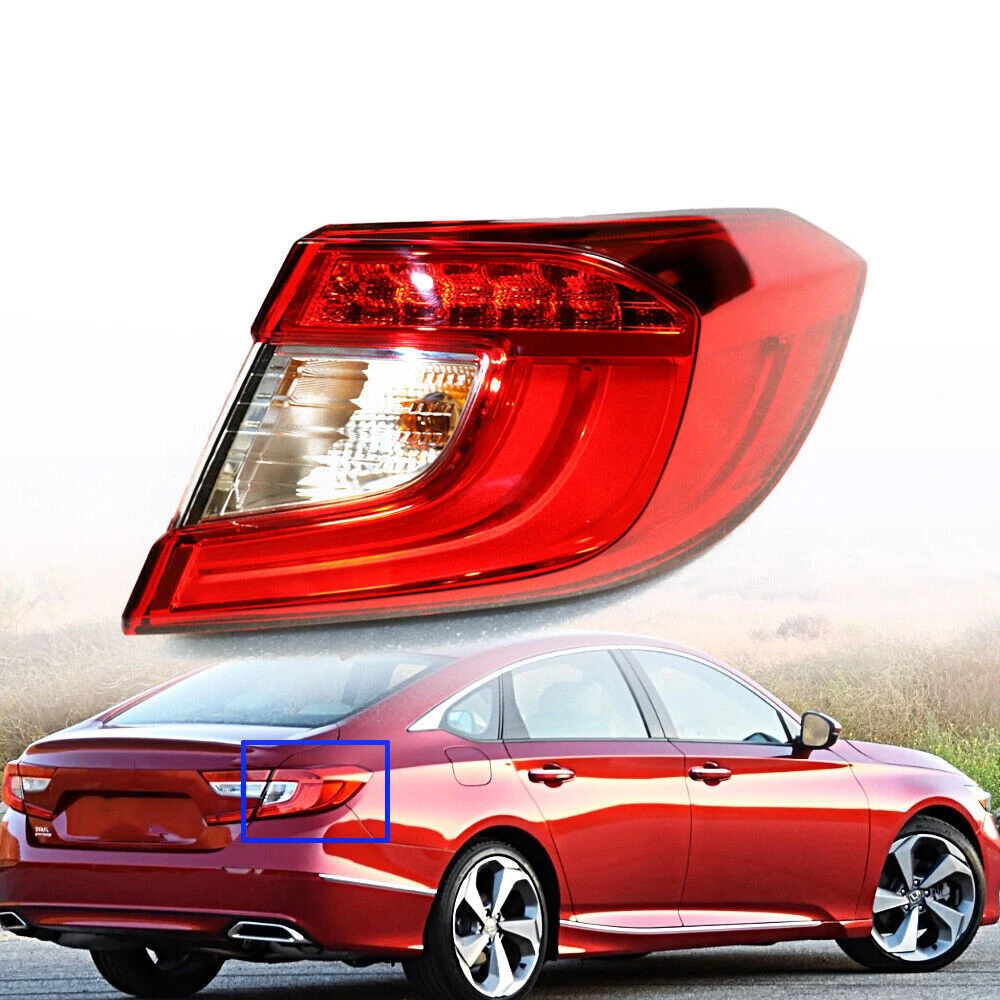 product car body outside taillamp outer tail lights for honda accord 2018 2019 2020-35