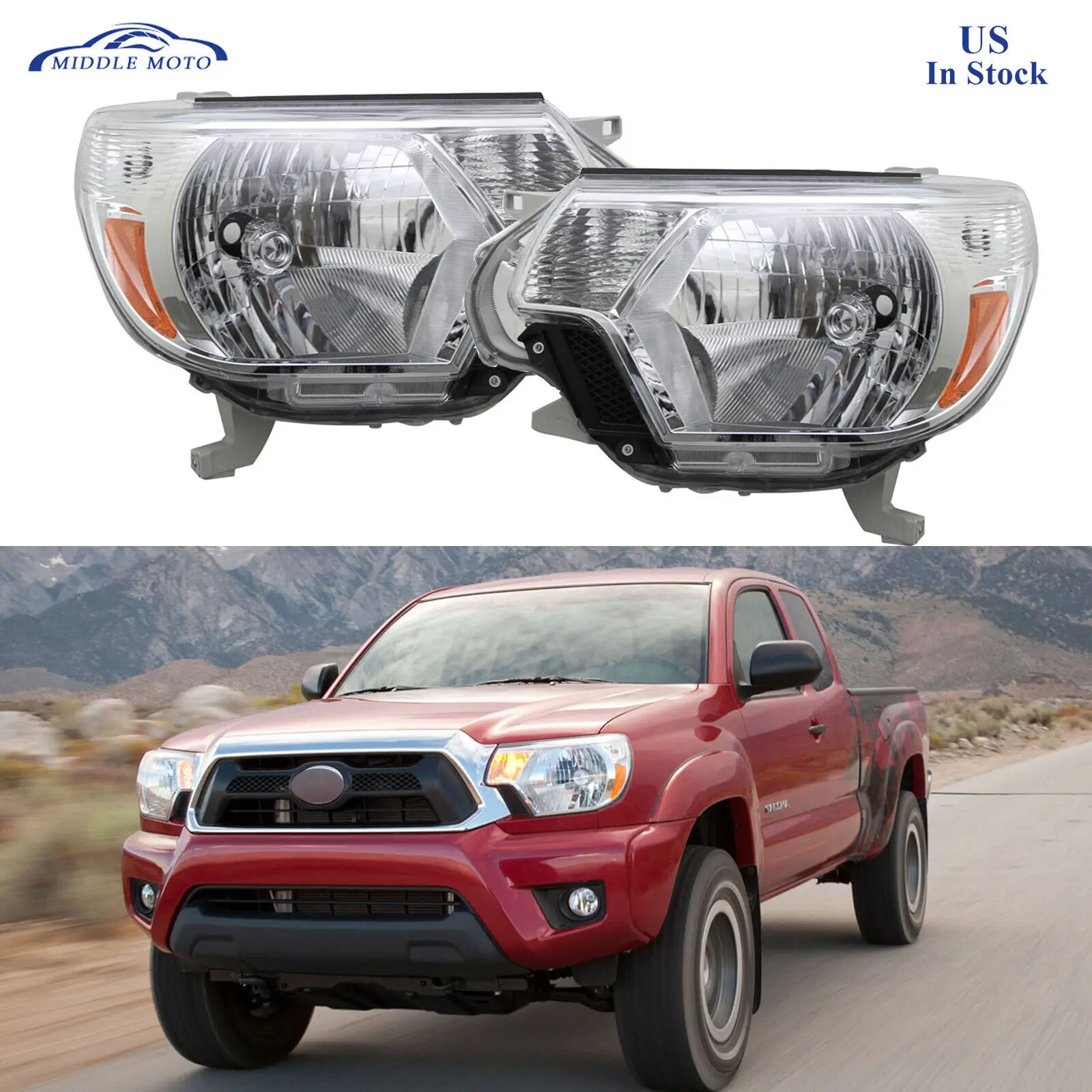 məhsul avtomobil aksesuarları halogen ksenon faralar toyota tacoma 2012 2015-35 üçün avtomobil kuzov farası