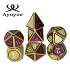 Set Dice Set Custom Red Enamel Metal Polyhedral DND Or RPG Dice Set For Dungeons And Dragons Games Sex Game Dice Set