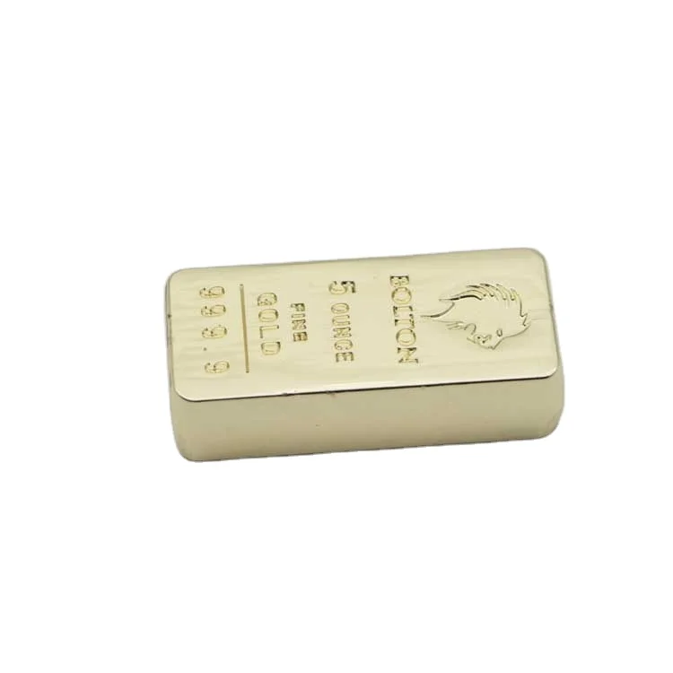 Canada Gold Bar Collectible 999.9 Gold Plated Canada 100 Pure Gold Banknote Metal Bars Metal Craffts