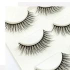 Eyelashes Eyelash ZH Factory Sales 3 Pair Fake EyeLashes Wholesale Custom Makeup Private Label False Eyelash