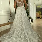 Wedding 2021 Wedding High Waist White Small Tail Long Evening Gown Hot Sale Sexy Short Sleeve Wedding Dress
